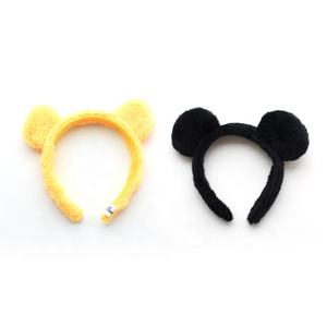 Bandeau pour cheveux en peluche 3D de qualité supérieure pour enfants avec un design de dessin animé en velours 21 cm pour le maquillage, le spa et l'accessoire de mode quotidien - Product Image 5