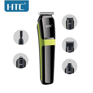 HTC AT-1326 5 en 1 <span class=keywords><strong>tondeuse</strong></span> à cheveux pour hommes Kits de toilettage de cheveux rechargeables rasoir <span class=keywords><strong>tondeuse</strong></span> à poils de nez - Product Image 4