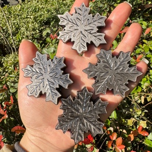 Großhandel hochwertige hand polierte natürliche Heil kristall Silber Obsidian Schneeflocke für Wohnkultur - Product Image 4