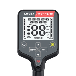 Détecteur de métaux avec écran LCD, bobine de recherche de 25 cm, plastique noir, pour adultes, détection souterraine - Product Image 4