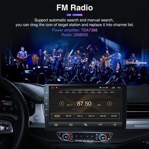 راديو سيارة بشاشة لمس IPS مقاس 9/10 بوصة، نظام أندرويد 12، ذاكرة 4+64 جيجابايت، مشغل وسائط متعددة مع DSP وCarplay ومخرج فيديو - Product Image 6