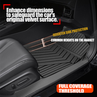 Vente chaude en gros Tapis de voiture de luxe personnalisés 5D TPE LHD RHD pour GWM Shanhai Poer et Cannon au prix d'usine