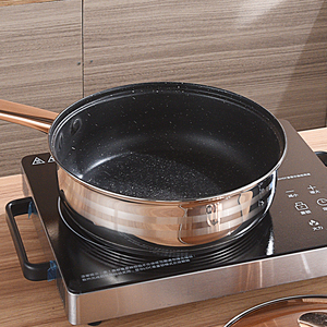 Современный дизайн, экологичный набор посуды из нержавеющей стали из 12 предметов, со стеклянными крышками, подходит для посудомоечной машины и духовки, с возможностью индивидуального заказа, для газовых плит (не для электрических) - Product Image 6