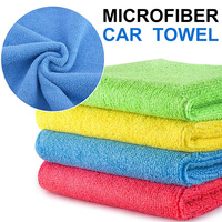 Serviette sèche en éponge microfibre de haute qualité chiffon de nettoyage de voiture en micro fibre lavage de voiture bambou 40x40 400gsm 500gsm 600gsm