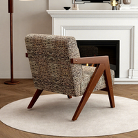 Fauteuil de salon en bois massif en gros, style moderne, nouvelle arrivée, haute qualité, fauteuil de salon, chambre à coucher