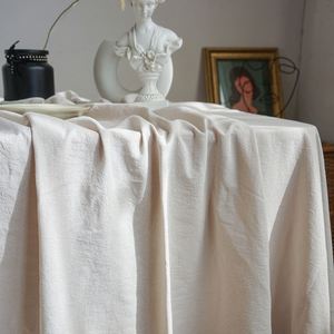 Vintage Solid Color Linen Feel <b>Tablecloth</b> for Dessert Table Outdoor Wedding - Product Image 2