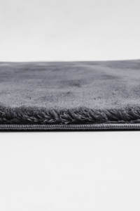 Mars Anthracite <b>Fluffy</b> Shaggy Rug Wholesale 25mm Washable Soft Plush Carpet Non Slip Backing Modern Living Room Mat Foam <b>Cushion</b> - Product Image 3