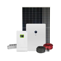 Système de production d'énergie solaire hors réseau, stockage d'énergie photovoltaïque, fournisseur de solutions entièrement personnalisées, modèle LWXT monocristallin