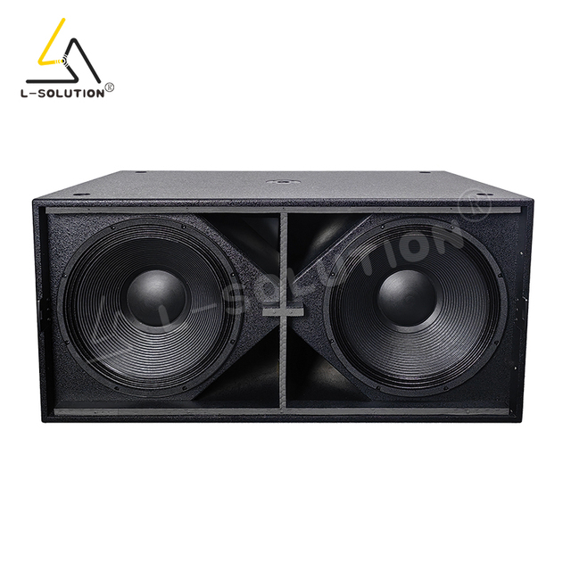 Active Double 18-Inch Bass Subwoofer Neodymium Wooden Box 9006 Outdoor Stage Passive Line Array Speakers for Indoor Concerts