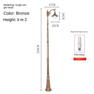 Farolas Solares LED Profesionales de 150W para Exteriores con Sensor de Movimiento PIR Impermeable, ABS IP68, DC 6V, para Paisajismo, Garantía de 10 Años - Product Image 1
