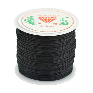 50pcs 45Meter 0.8 millimetri Cavo di Nylon Filetto Nodo Cinese Macrame del Braccialetto Del Cavo Intrecciato Stringa Che Borda Monili Del Mestiere di DIY cavo di Filo - Product Image 4