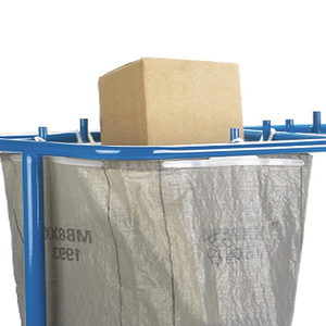 JH-Mech Simple Setup Heavy Duty Castor Wheels Metal Steel Frame Mail Sack And <strong>Post</strong> Bag <strong>Holder</strong> - Product Image 2