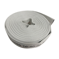 Tuyau d'eau de pompier 12kgs 2.5 "x 30m tuyau d'incendie flexible en toile de lutte contre l'incendie avec raccords rapides