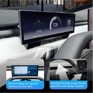 Cybertruck – Affichage tête haute (HUD) LCD 10,88 pouces grand écran avec compteur de vitesse, tableau de bord, horloge et distance parcourue - Product Image 4