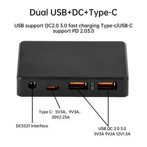 DC12-30V GÜNEŞ PANELI sabitleyici regülatörü kontrol QC 2.0 3.0 hızlı şarj USB + C tipi + DC çıkış DIY katlanabilir Solar şarj aleti - Product Image 2