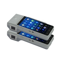 Terminal de facturation portable ZCS 4G pour taxi avec lecteur d'empreintes digitales biométriques Z90F, Android 7.1, PDA, prend en charge les cartes magnétiques/NFC