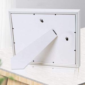 <span class=keywords><strong>Kit</strong></span> de cadre photo en bois de haute qualité, tendance, avec impression UV claire, pour empreintes de pieds et de mains de bébé, date et nom - Product Image 5