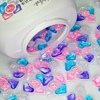 50 capsules de lessive concentrée 5-en-1, parfum floral fruité longue durée, soin des vêtements, fabricant d'origine