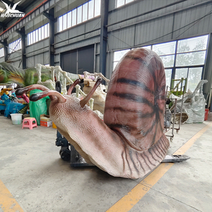 Modelo de Caracol Animatrónico de Gran Tamaño de 3 m de Largo con Sensor Infrarrojo, Escultura de Insecto en Movimiento para Parque Temático - Product Image 4