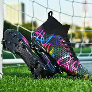 <span class=keywords><strong>Chaussures</strong></span> <span class=keywords><strong>de</strong></span> football unisexes à tige haute en synthétique et semelle extérieure en caoutchouc, nouvelle collection automne 2026, grandes tailles, pour entraînement sur gazon artificiel - Product Image 3