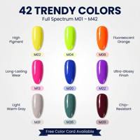 Lehchis 15ml OEM Vernis à ongles en gel longue tenue sans HEMA/TPO, haute pigmentation, kit de vernis à ongles en gel à retirer par trempage, vente chaude