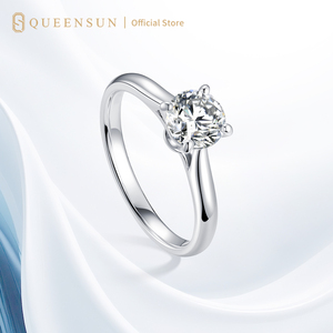 <span class=keywords><strong>Anillo</strong></span> de Compromiso Solitario con Diamante Cultivado en Laboratorio IGI de Oro de 18K, Corte Brillante, 1 Quilate, <span class=keywords><strong>Anillo</strong></span> de Lujo para Novia, Regalo de Aniversario para Mujer - Product Image 1