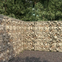 Panier de gabion galvanisé à chaud boîtes de gabions soudées pour mur de soutènement berge de rivière panier de gabion cage en pierre paysage