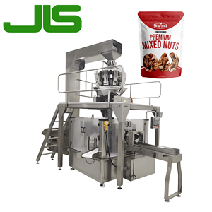 A linha de empacotamento giratória do pesador da combinação dos cajus automáticos do Turnkey inclui o Vácuo-selo/detector de metais/impressão do código - Product Image 1