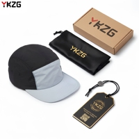 Casquette de baseball tactique d'extérieur 5 panneaux en nylon durable, respirante et imperméable, avec logo personnalisé, non structurée, pour performance sportive et pêche