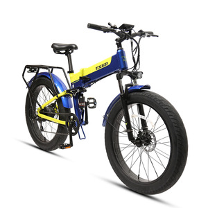Vélo pliant électrique TXED à prix d'usine, cadre en alliage de 26 pouces, batterie au lithium 48V 13AH, vélo de ville pliable pour les trajets quotidiens - Product Image 1