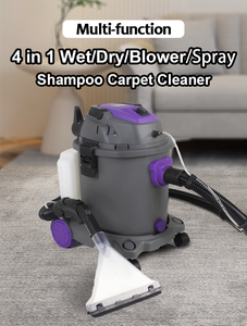 <span class=keywords><strong>Aspirateur</strong></span> à canister commercial portable, haute puissance <span class=keywords><strong>1400W</strong></span>, grande capacité, avec sac, pour tapis, utilisation domestique, nettoyage à sec et humide - Product Image 3