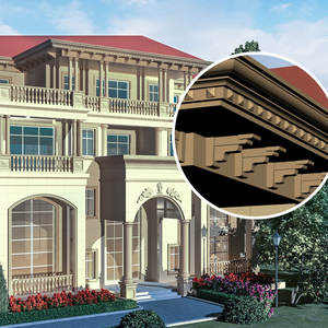 تشكيلات زينة للسقف، قوالب بلاستيكية من بلاستيك abs مثبتة، كرانيش لبناء الإسمنت والمنازل، قالب كوربل للخرسانة - Product Image 5