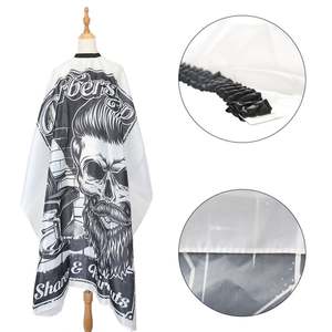 Tabliers de salon <span class=keywords><strong>Vente</strong></span> directe d'usine Rétro Squelette Chaise pivotante Châle de coiffeur Wai tissu Outils de coiffeur professionnelstablier de salon - Product Image 5