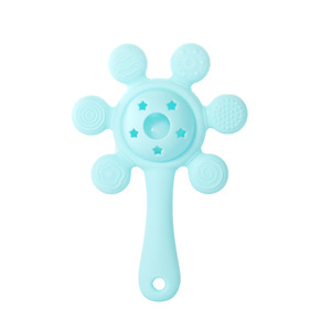 Juguete de Dentición de Silicona Suave con Logotipo Personalizado, Colorido, con Forma de Noria, para Bebés, Seguro para 24 Meses, para Entrenamiento de Agarre - Product Image 3