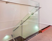 Systèmes de balustrades en verre réglables en acier inoxydable 304 316, connecteur de tube de balustrade
