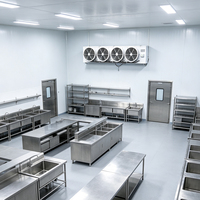 Unit Pendingin Kombinasi Freezer Dinding dengan Kompresor Scroll Suhu Rendah Berpendingin Udara dan Unit Pendingin Evaporator DJ