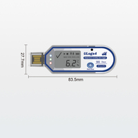 Registrador de Datos de Temperatura USB de Un Solo Uso, con Informe Automático en PDF y CSV, para Transporte Médico y de Vacunas