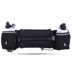 Riñonera reflectante para correr, riñonera con 2 uds., soporte para <span class=keywords><strong>botellas</strong></span> <span class=keywords><strong>de</strong></span> <span class=keywords><strong>agua</strong></span> - Product Image 4