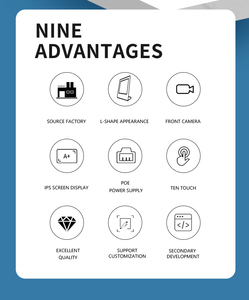 Hot Sale 14" L-Shape Appearance Android Tablet <b>PC</b> Android 11 or 13 capacitive <b>Touch</b> <b>Screen</b> 2+32GB WIFI POE for Business Use - Product Image 3