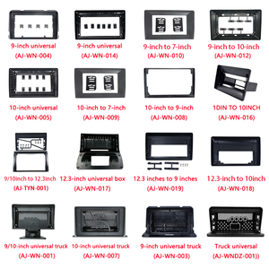 Cadre d'autoradio pour Honda <span class=keywords><strong>Odyssey</strong></span> 2004-2008, double DIN, panneau de tableau de bord 10 pouces, gris argenté, adaptateur en plastique monté sur <span class=keywords><strong>console</strong></span> - Product Image 5