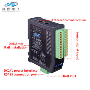 CK-8160E อินพุตแบบอะนาล็อก 24 บิต <span class=keywords><strong>16</strong></span> ช่องสัญญาณ 0-20MA โมดูลรับสัญญาณกระแสไฟฟ้า โมดูลสื่อสารอีเธอร์เน็ตแบบรีโมท IO - Product Image 2