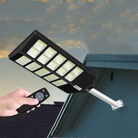 Farola LED Integrada de Alta Potencia, Ultra Brillante, 6000K, con Batería Solar, Clasificación IP67, Ángulo de Haz de 120°, para Carreteras Rurales, 2 Años de Garantía