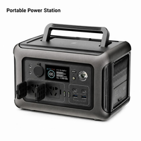 Générateur solaire portable 600W avec panneau 100W - Station d'alimentation rechargeable pour aérateurs de pêche, lampes frontales, détecteurs et bateaux à appâts