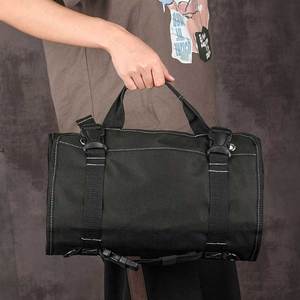 Sac de rangement pour outils portable multi-poches avec logo personnalisé, sac de rangement pour outils enroulable, sacs à outils suspendus, poches en PVC transparent, mini sac à outils - Product Image 3
