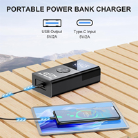 Démarreur de voiture portable multifonctionnel 4-en-1 12V, gonfleur de pneus électrique 180 PSI avec lumière d'urgence LED