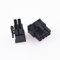 Carcasa de Conector de Alimentación para Placa Base de CPU de 4,20 mm y 8 Pines, ATX PSU EPS12V, Contactos Hembra