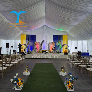Tentes d'événement <span class=keywords><strong>mariage</strong></span> en plein air pour 100 personnes 20x40 tente de <span class=keywords><strong>mariage</strong></span> en aluminium fête loyer commercial - Product Image 2