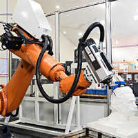 Bras de robot industriel à 6 axes Prix de la fraiseuse robot CNC KUKA KR210 Solutions de fraisage robotique R2700-2 Métaux Bois Plastiques