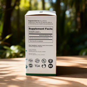 Boîte de papier de carte blanche recyclée écologique personnalisée produits de soins de la peau portables logo de doublure en éponge soins de beauté cosmétiques - Product Image 2