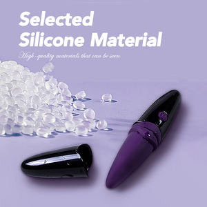 เครื่องสั่นลายหัวกระสุนลิปสติกแบบใช้ไฟ USB สำหรับกระตุ้นคลิตอรเร้าสำหรับคู่รักผู้หญิงทำจากโลหะ - Product Image 2